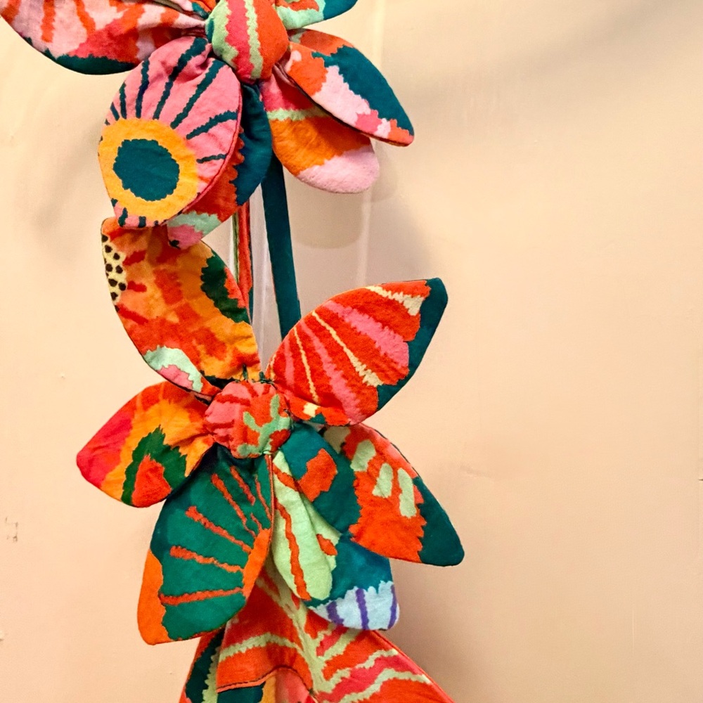 FARM Rio Teal, Orange & Pink Floral Strapless Dress - Picture 7 of 9